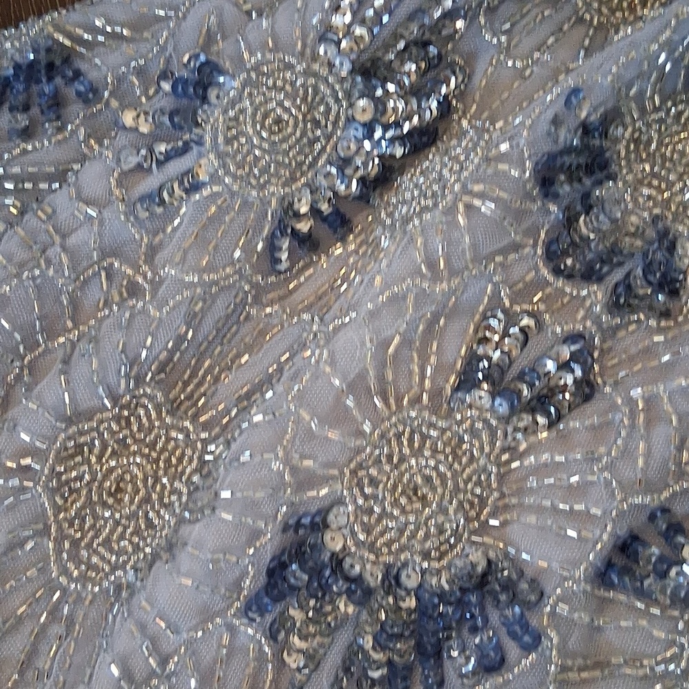 NWT! Adriana Papell One Shoulder Trumpet Gown Size 12 - Picture 8 of 12